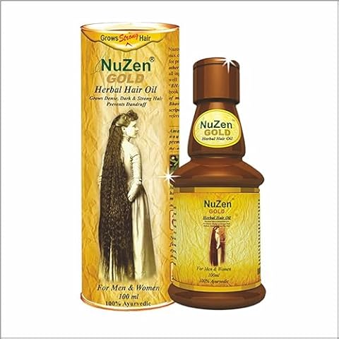 Nuzen Huile capillaire dorée Cover