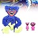 BKXFSUS Poppy Playtime Huggy Wuggys Plüschspielzeug, 15,8-Zoll-gefüllte Puppe für Kinder, beinhaltet 2 kleine hüpfte Puppen, Geschenk für Jungen und Mädchen