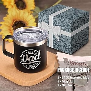 Best Dad Ever Gifts for Dad from Daughter Dad Mug Dad Tumbler Dads Gifts for Christmas Drinking Cup - Dad Birthday Gift Dad Presents - Father Birthday Gift 14oz Stainless Steel Tumbler with Lid Best Dad Ever Gifts for Dad from Daughter Dad Mug Dad Tumbler Dads Gifts for Christmas Drinking Cup Dad Birthday Gift Dad Presents Father Birthday Gift 14oz Stainless Steel Tumbler with Lid