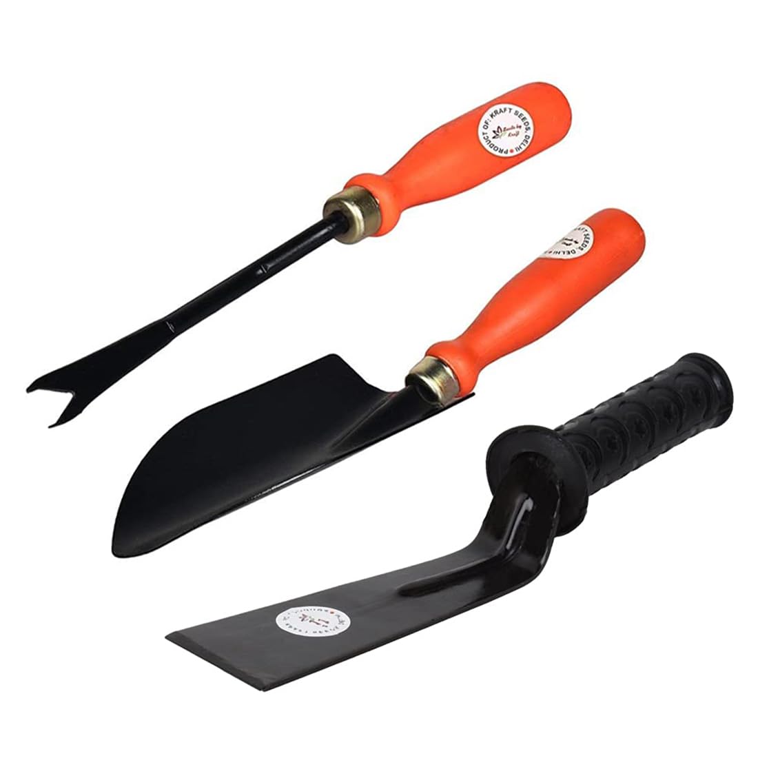 Kraft Seeds by 10 CLUB Garden Tool Set - 3 Pcs (Small Trowel, 2 Inch Khurpi, Weeder) | Terrace Gardening Accessories | Tools Kit for Home Gardening (B01D4S9L7M) Amazon Price History, Amazon Price Tracker