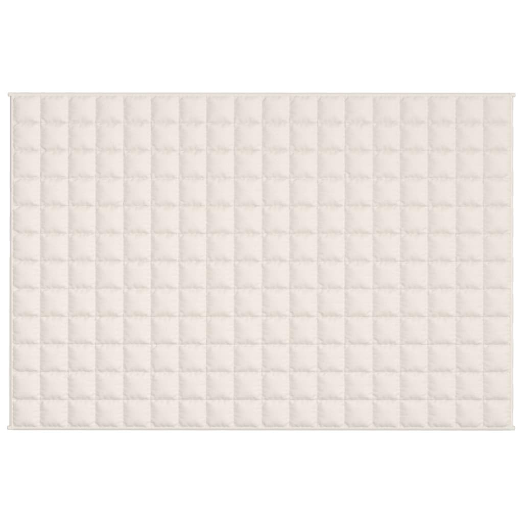 Genérico - Manta pesada (5 kg, algodón, 122 x 183 cm), color crema claro
