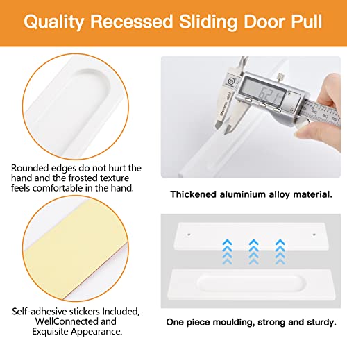 MOROBOR 18CM Self-Stick Rectangual Sliding Door Pulls - Image 4