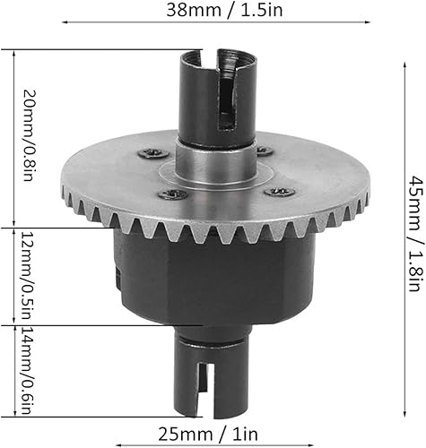 Miniatura 3 de Engranaje diferencial mejorado para coche RC escala 110, para HSP 9412394111  94188 mejora el rendimiento de tu coche RC, accesorios de modelo de