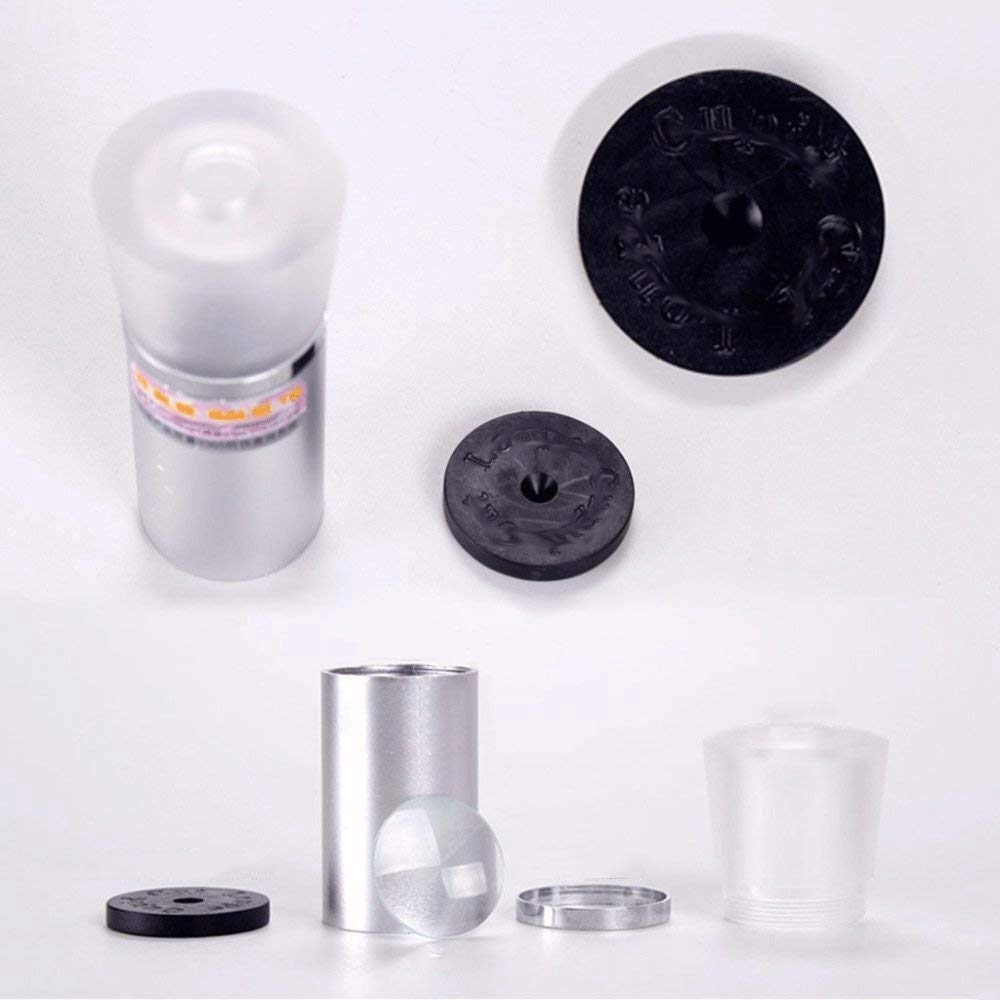 Lupa - Lupa portátil pequeña de 5 aumentos para joyería, Diamantes, Gemas, Monedas, Sellos y Rocas.