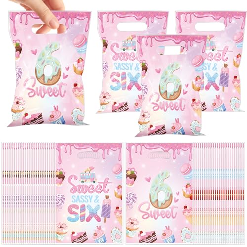 EoBeCy Sweet Sassy and Six BirthdayfR[V ̎qp 50 6΂̒a vX`bN  LfB[ َq  MtgobO nht sNh[icACXN[e[} 6 p[eB[LOi