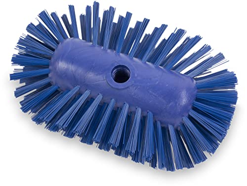 Image of SPARTA Tank and Kettle Scrub Brush Heavy-Duty Tile Brush, Color-Coded and Handle Compatible (Sold Separately) for Optimal Access In Spacious Containers, Plastic, 5.5 X 9.5 Inches, Blue