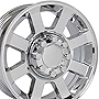 OE Wheels LLC 20 inch Rim Fits Ford 8 Lug Super Duty Wheel FR78 20x8 Chrome Wheel Hollander 3693