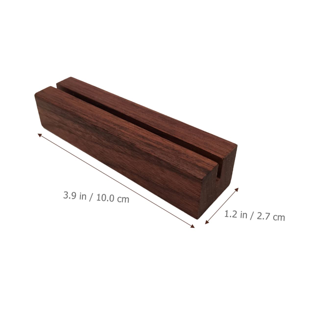 PRETYZOOM Piezas De Soporte De Madera para Números De Mesa Soporte para Tarjetas De Nombre Soporte De Escritorio Soporte De Escritorio Soporte Acrílico para Soportes De Mesa De