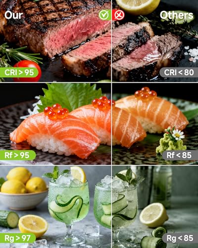 Image of Tripod for iPhone with Light, Portable 15W Ring Light with Stand and Phone Holder for Video Recording, 6000mAh Magnetic Phone Tripod with Light 2500K-9000K for Food Hunt,Mukbang Video,Vlogging,CRI>95
