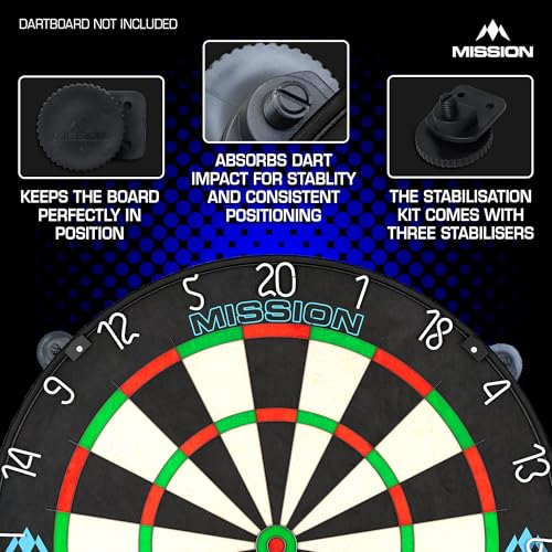 Mission Darts | Mission Darts Dartboard Stabiliser kit | Dartboard Locking System. - Image 5