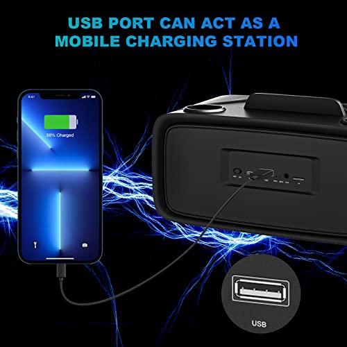 Karaoke Machine for Adults and Kids with 2 Wireless Microphones, Portable Bluetooth Karaoke Microphone Adjustment Singing Karaoke PA Speaker System for Home Party, Outdoor Party, Meeting, Wedding - Image 7