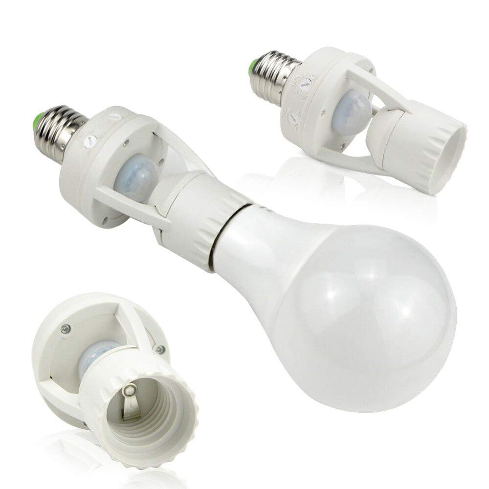 Base De Lámpara E27 Estándar AC 100-265V Bombilla De Lámpara Sensor De Infrarrojos Ir Portalamparas Jshteea El Nuevo