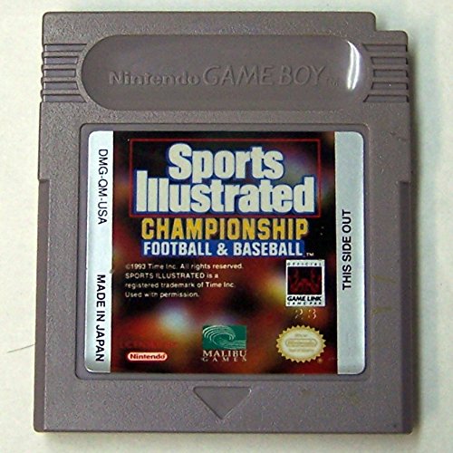 Sports Illustrated Championship Football and Baseball - Game Boy (Renewed)