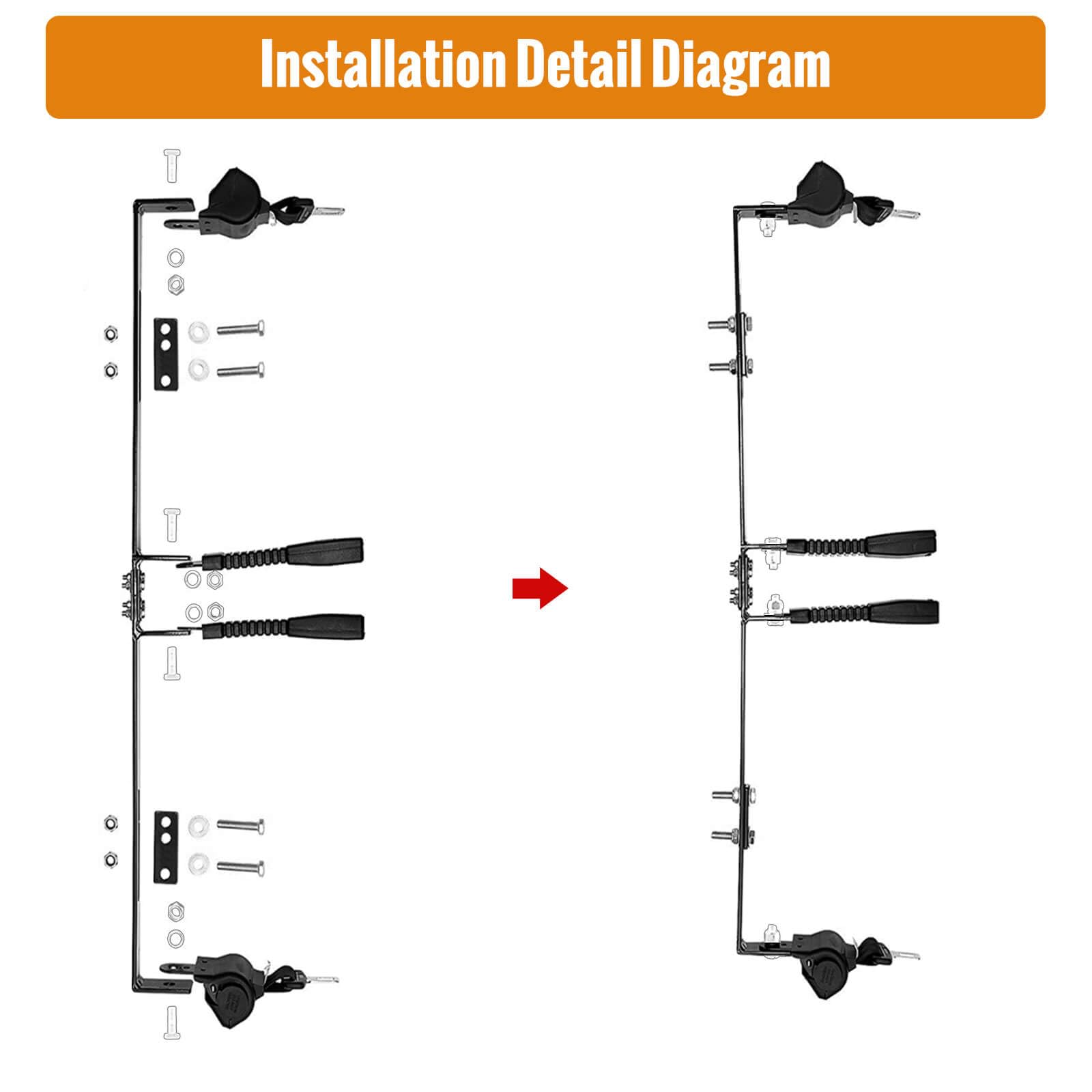MOSNAI 61 Inch DOT Golf Car Seat Belt Kit for EZGO TXT Club Car DS Yamaha, Not Fit EZGO RXV, Club Car Precedent/Onward/Tempo and Yamaha G2, G9, G29 Drive, Drive 2
