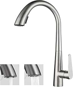 YESOP Torneira De Cozinha Bancada Gourmet Extensível Monocomando Escovada