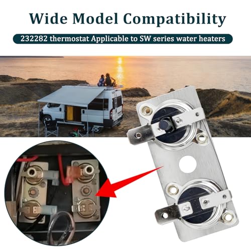Image of 232282 Hot Water Heater Thermostat Replacement for Suburban T-Stat 12V