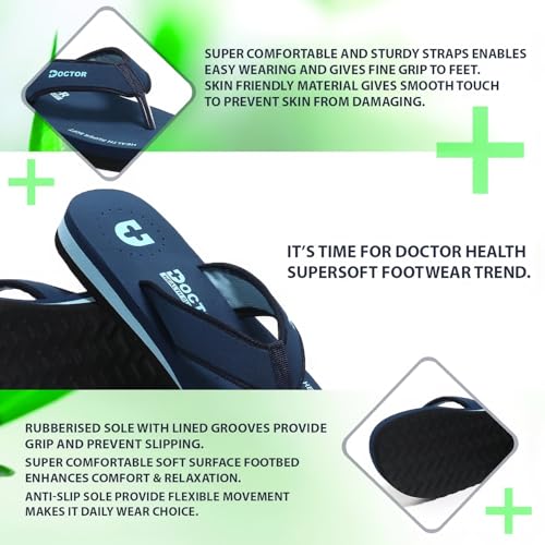 Image of DOCTOR HEALTH SUPER SOFT Newly Slipper for Women Premium | Soft | Comfortable | Orthopaedic | Diabetic | Lightweight | Pregnancy | Antiskid | Slippers for Women's