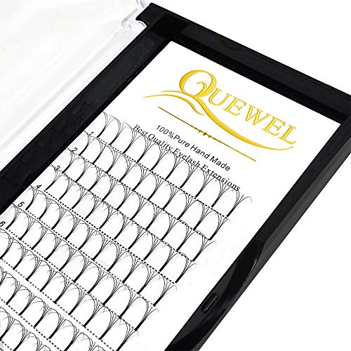 Volumen Extensiones de pestañas Espesor 4D 0.07 D Longitud de curvatura 11 mm Ventiladores prefabricados Lash Pestañas largas de racimo para salón