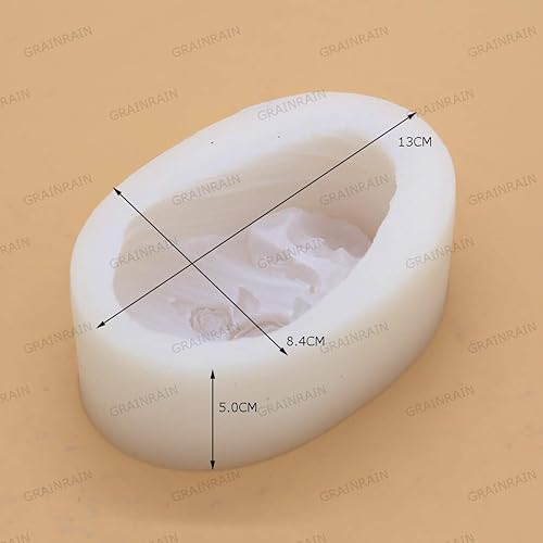 Miniatura 90 de 3D Gato Dormir Hecho a Mano Jabón Molde Silicona Vela Cera Resina Hecho a Mano Molde