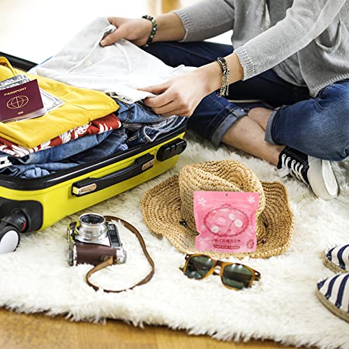 minkissy 100 peças removedor de viagem conveniente mini toalha ampliar comprimido uma vez caminhadas