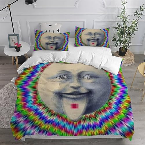 Housse de couette double microfibre 3D fini le linge de lit difficile à repasser - 6