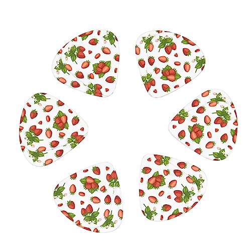 Lot de 12 médiators tendance et durables en forme de feuille de fraise pour ukulélé guitare électrique basse - Les Beatles, Paul McCartney, John Lennon, RIngo Starr, George Harrison Lot de 12 médiators tendance et durables en forme de feuille de fraise pour ukulélé guitare électrique basse – Image 3