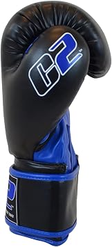 Combat Corner C2 Boxing Gloves for Men and Women - Kickboxing, MMA, Muay Thai Sparring Training Gloves