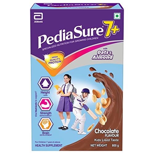 Image of Pediasure Health and Nutrition Drink Powder 1kg, Vanilla Delight Flavour & Pediasure 7+ Specialized Nutrition Drink Powder for Growing Children Chocolate Flavour 800 gm Value Pack