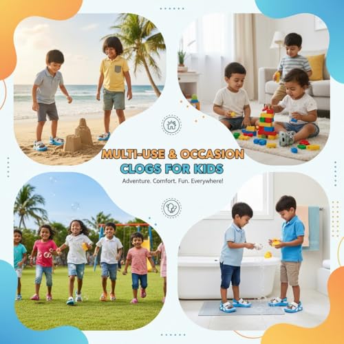 Image of GLJ Unisex Kids Comfort Sandal for Kid Boy & Girl, Age 1-5 Years, 1150