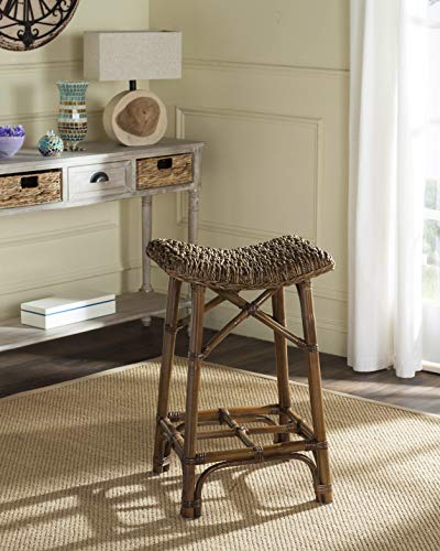 Butaco Safavieh Home Collection Ramiro en mimbre natural marrón miniatura 2