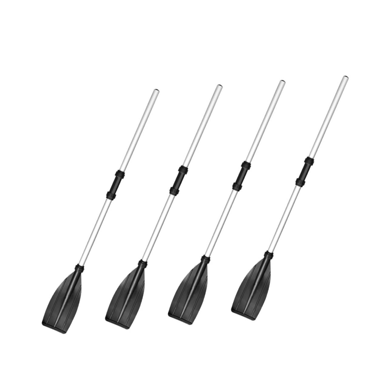 Mipcase Kayak Paddle Boat Oars 4pcs Aluminum Alloy Canoe Oars Easy Detachable Feature