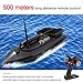 GoolRC Flytec V500 RC Boat, Fishing Bait Boat Fish Finder 1.5kg Loading 500M Remote Control Double Motor Night Light
