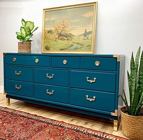 Miniatura 9 de Patas de metal para muebles, patas de metal, 7 pulgadas de alto, latón cepillado de latón cromado níquel satinado, patas cuadradas modernas, hechas