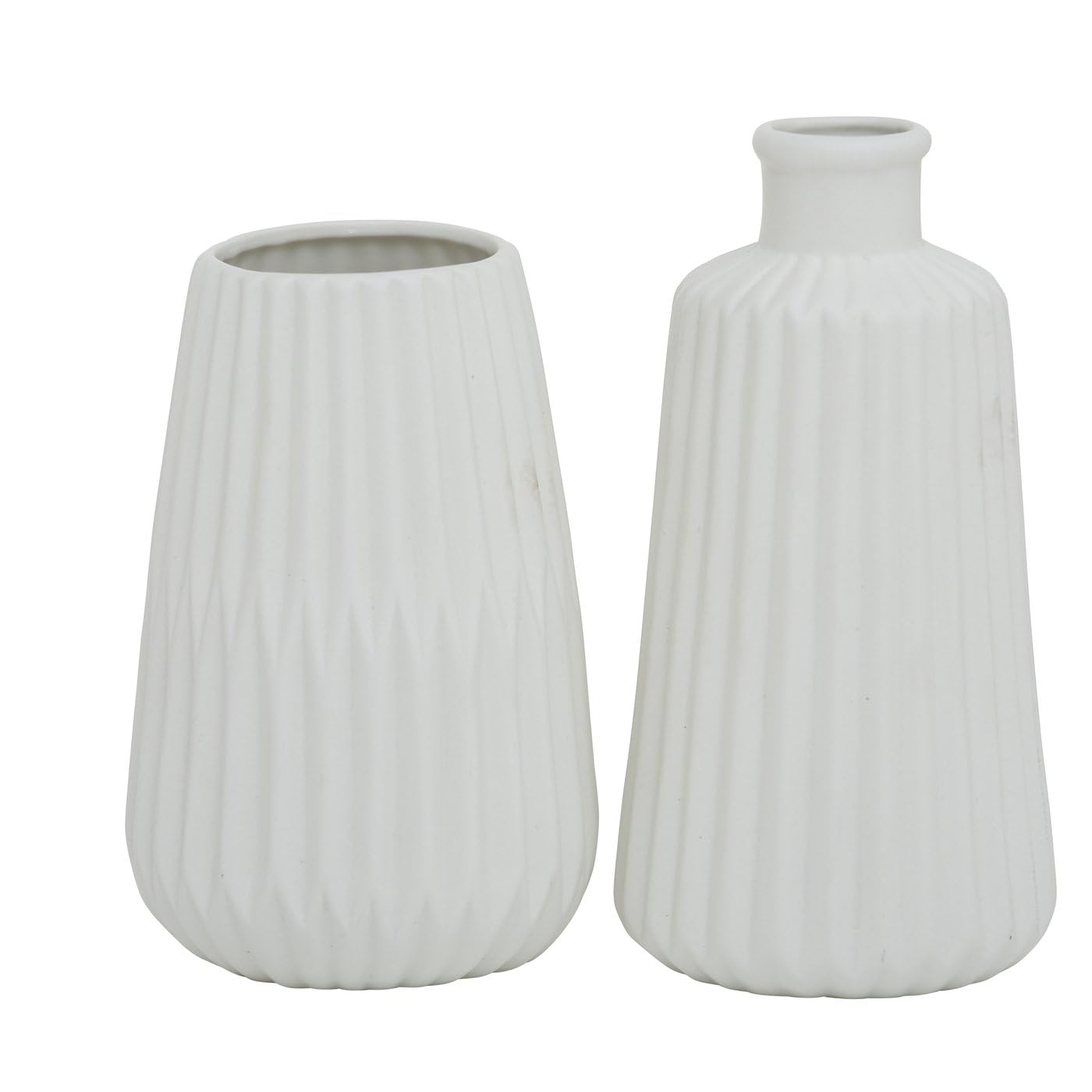 Boltze Vase Esko Decoration White Porcelain Height 17 cm Set of 2
