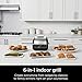 Ninja EG201 Foodi 6-in-1 Indoor Grill with Air Fry, Roast, Bake, Broil, & Dehydrate, 2nd Generation, Dishwasher Safe, Black/Silver