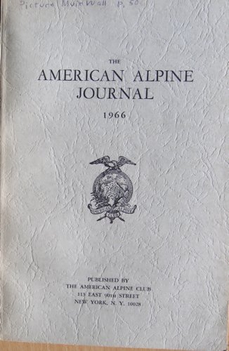 The American Alpine Journal, 1961 (Vol. 12, No. 2) B00104CQXE Book Cover