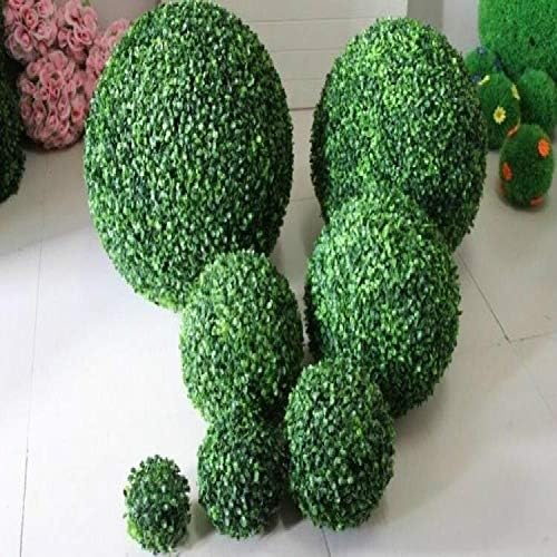 Green Grass Ball Plastic Plant Ornament Zereff Ball Party Decoration Garden Decor Wedding Decoration Artificial Flowers Ball - (Size: 38cm, Color: a)