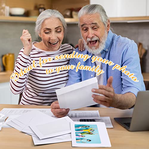 Full Face Window Envelopes 37Lb Paper Bright White Booklet Window Envelopes With A Clear Full Window For Photos Catalog Magazine Brochures Certificates Company Calendar (100, 6 X 9 Inch) #TOP4