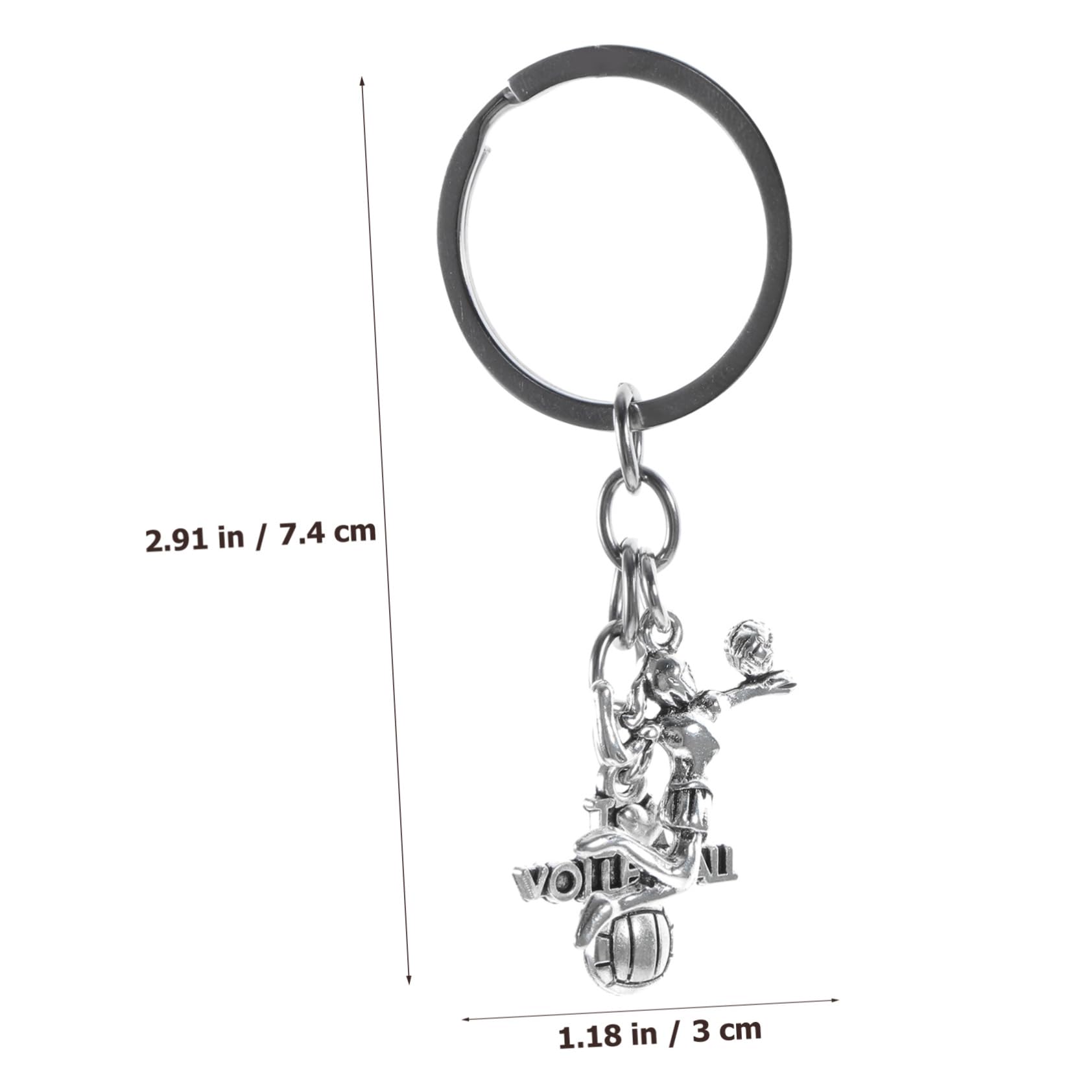 Yardwe Volleyball Keychain Decor Adorable Portable Key Chain for Boys and Girls Adults
