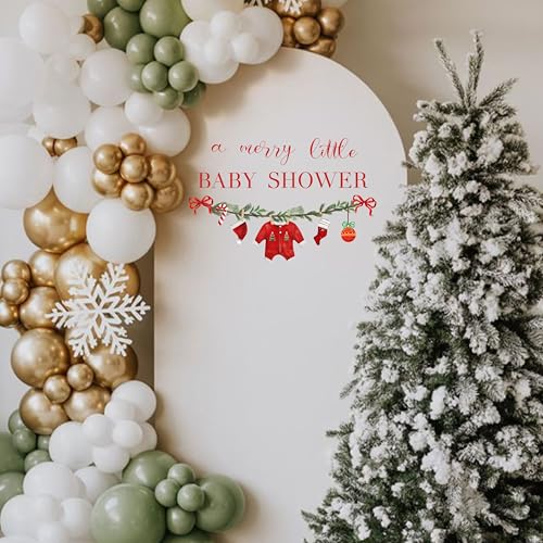 Vinilo decorativo para baby shower Navidad 29x24 in miniatura 2