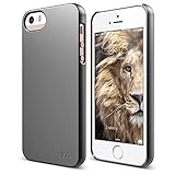 elago S5 Slim Fit 2 Case for iPhone 5/5S - eco friendly Retail Packaging (Semigloss Metallic Dark Gray)