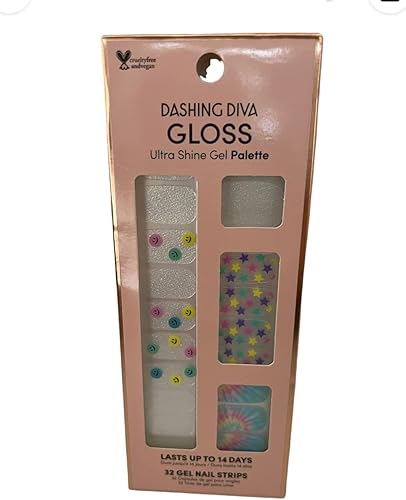 Ultra Shine - Tiras de uñas de gel para verano, 32 tiras