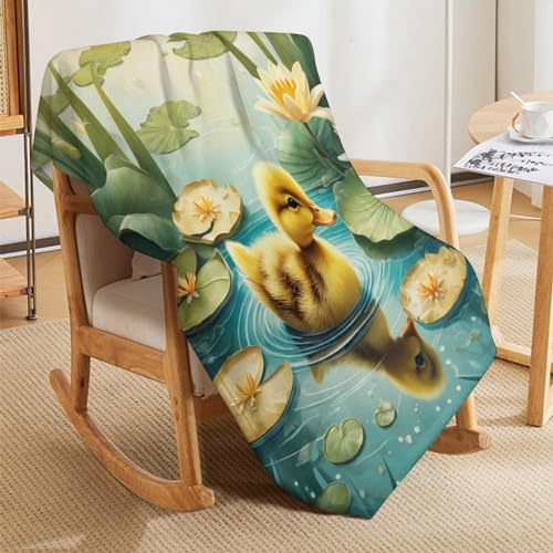 Plaid canard couverture polaire pour vos soirées cocooning - 5