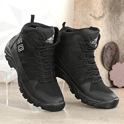 Image of Leo Men's Hunter Hiking Boots for Trekking, Hiking & Casual