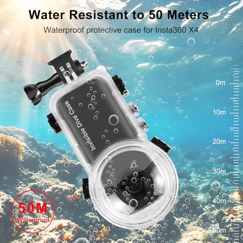 Étui de plongée Insta360 X4 PULUZ 50m avec coque étanche invisible - 3