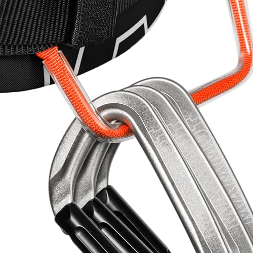 Mammut 4 Slide Harness | Klettergurt für Damen und Herren, Absturzsicherung, Ausrüstung für Bergsteiger | M-XL, Schwarz