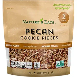 Nature's Eats Pecan Cookie Pieces, 8 Ounce