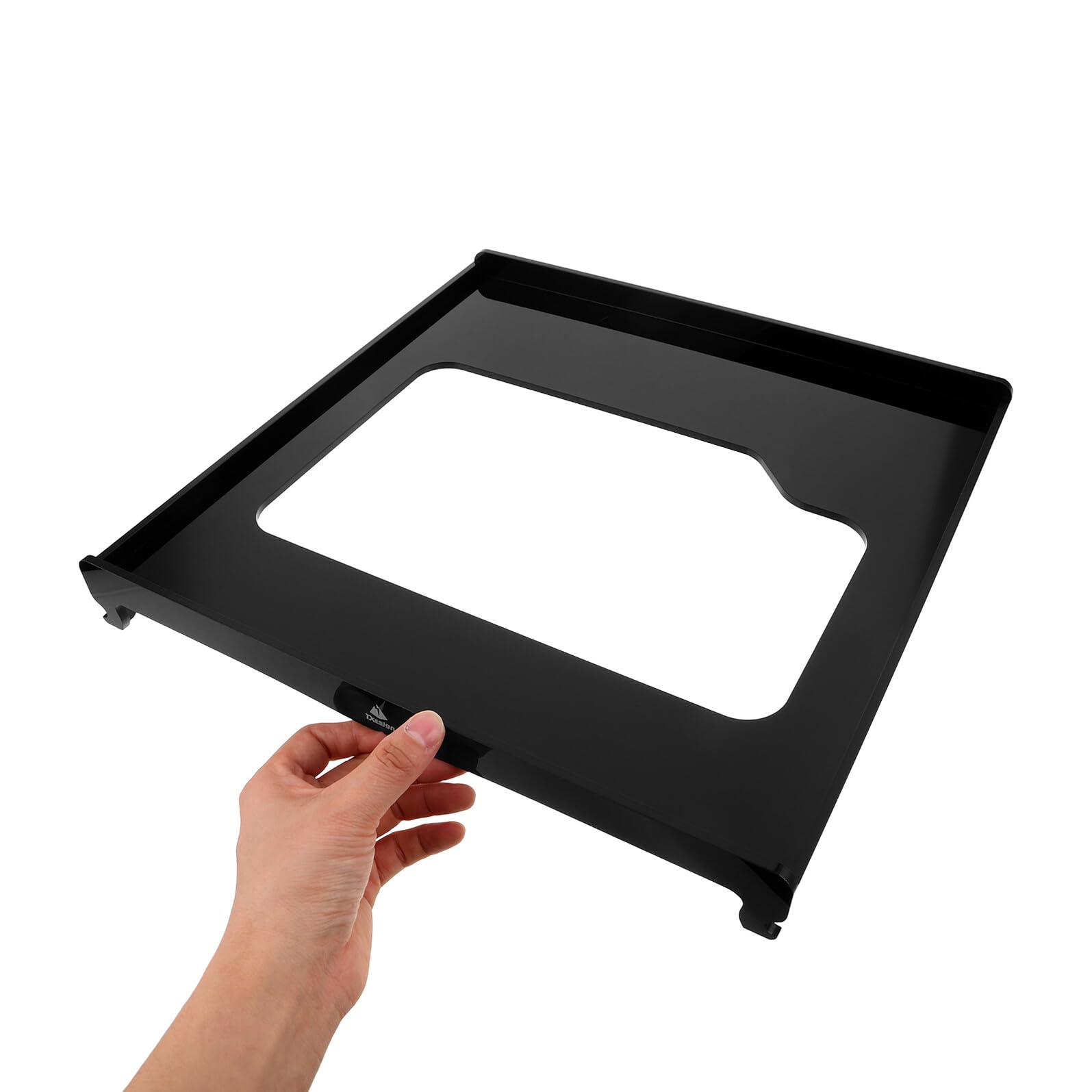 Base Antivibrante in Acrilico per Giradischi, Supporto Isolante Acustico Nero, Piattaforma Smorzante Portatile per Impianti Hi-fi e Componenti Audio, per Dj e Ambienti Musicali