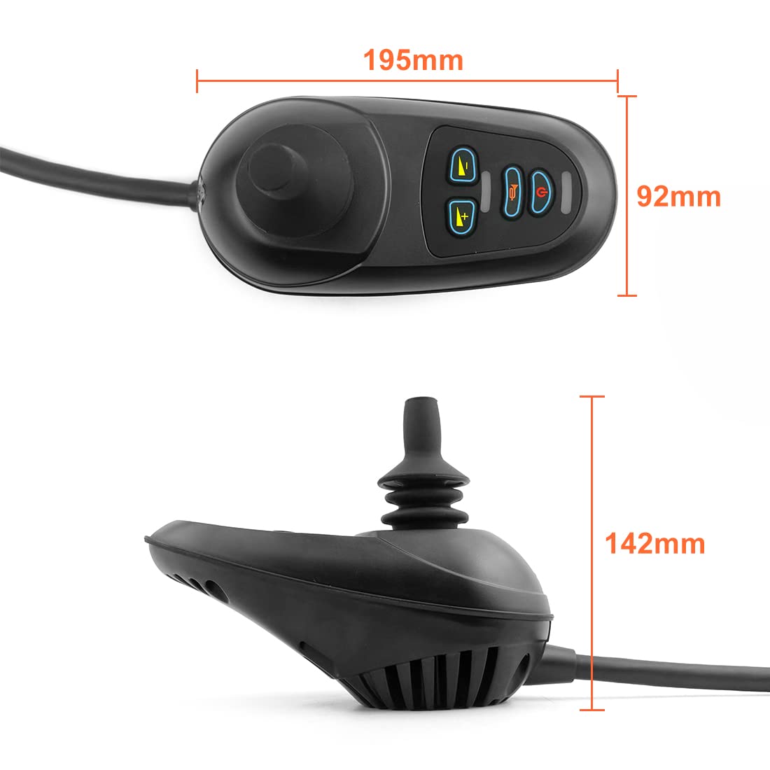 L-faster 24V Dual Drive Brushed Motor Joystick Controller Forward 