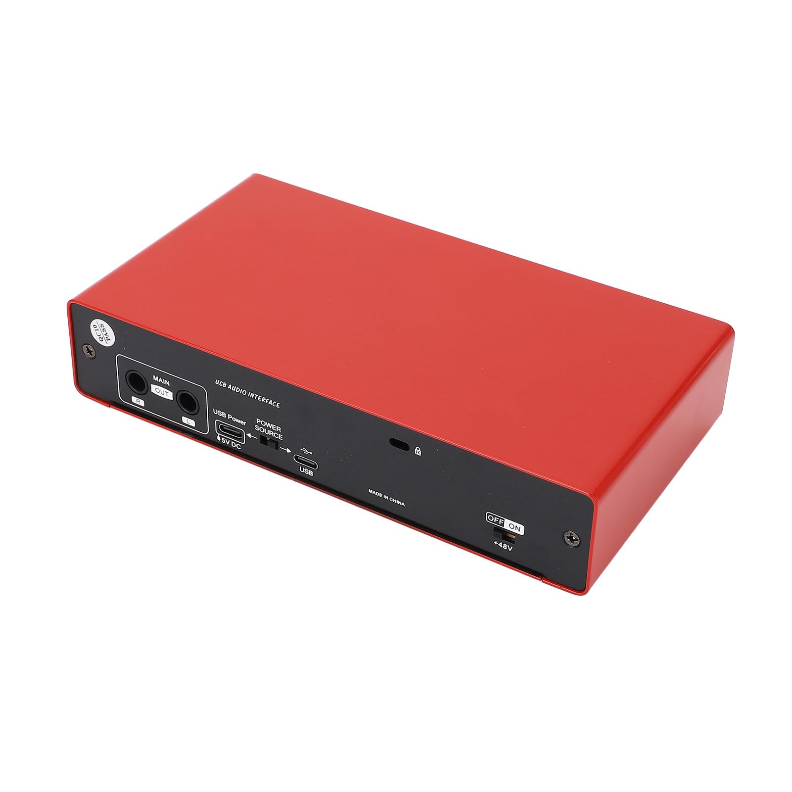 EMUKOEP Carte Son USB Live avec Connexion sans Lecteur et Filtre Passe-Haut pour Le Streaming et L'enregistrement des Entrées Micro et Ligne